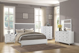 Mabel Dresser and Mirror- White/ Espresso Mabel Dresser and Mirror- White/ Espresso