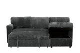 Arabella Media Sleeper – Dark Grey Sectional