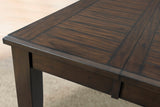 Copper Ridge- Dining Table, 4 Side Chairs and a Bench