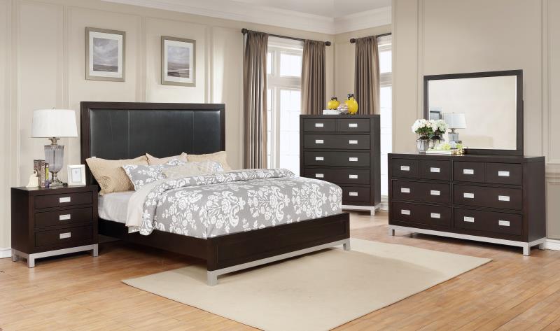 Mabel Chest- White/ Espresso